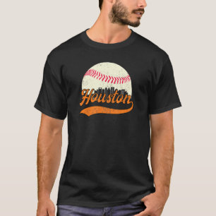 Vintage Not leidende Houston Texas Skyline Apparel T-Shirt