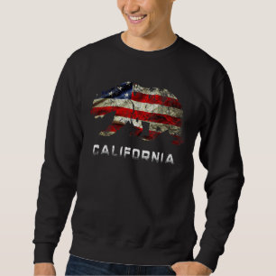 Vintage Not leidende kalifornische Bärenflagge Cal Sweatshirt