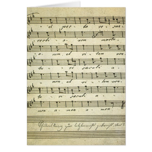 Vintage Noten, antikes Musical-Score 1810 (Vorne)