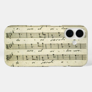 Vintage Noten, antikes Musical-Score 1810 iPhone 16 Hülle