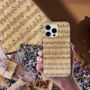 Vintage Noten Case-Mate iPhone Hülle