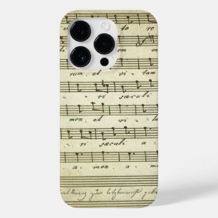 Vintage Notenblatt, antike Partitur 1810 Case-Mate iPhone Hülle