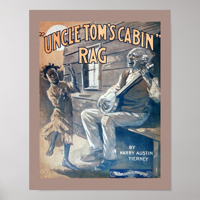 Vintage Notenkopie Toms Cabin Rag Poster (Vorne)