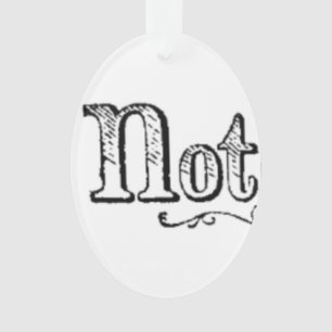 Vintage Notes And Queries Typograph Ornament
