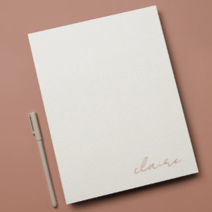 Vintage-Notizpapier personalisiert Mitteilungskarte