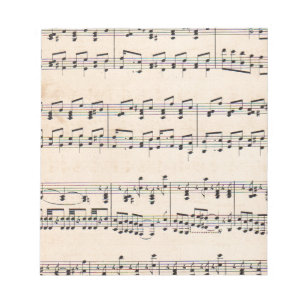 Vintage Notizzettel Notizblock