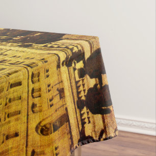 Vintage Notre-Dame Tischdecke