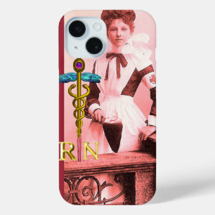 VINTAGE NURSE and Gold Caduceus NR Emblem Case-Mate iPhone Hülle