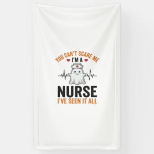 Vintage-Nurse-Geist Du Kannst Mich Nicht Erschreck Banner