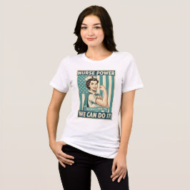 Vintage Nurse Poster T-Shirt Tri-Blend Shirt