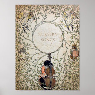 Vintage Nursery Song Poster
