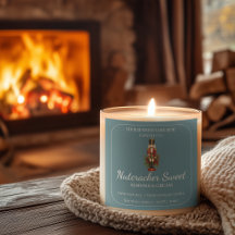 Vintage Nutcracker Soldier Holiday Candle Labels