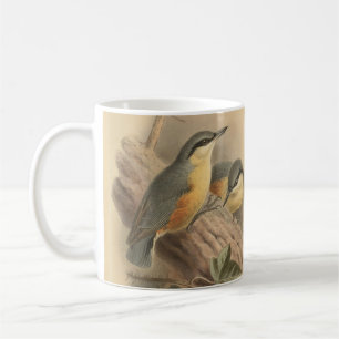 Vintage NuthatchIllustration Kaffeetasse