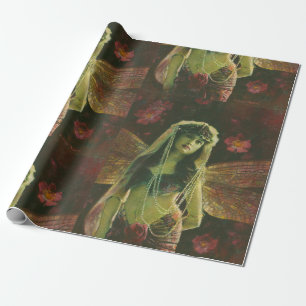 Vintage-Nymphe-Geschenkpapier Geschenkpapier