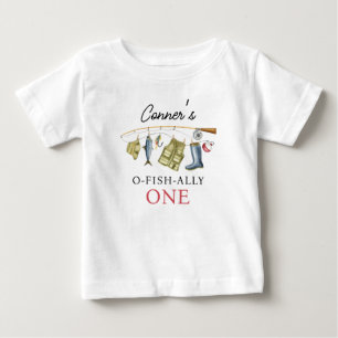 Vintage O-Fish-Ally One 1. Geburtstag  Baby T-shirt