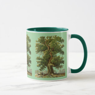 Vintage Oake Tree Kaffee Tasse
