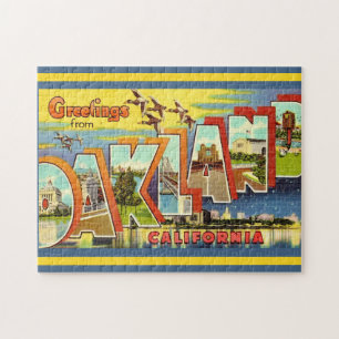 Vintage Oakland Kalifornien 11x14 Puzzle