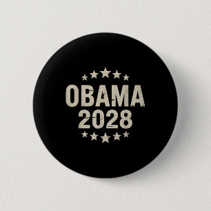 Vintage Obama 2028 Lustige Politische Patriotische Button