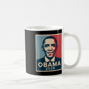 Vintage Obama 2028 Lustige Politische Patriotische Kaffeetasse