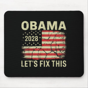 Vintage Obama 2028 Lustige Politische Patriotische Mousepad