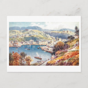 Vintage Oban von Pulpit Hill, Schottland Postkarte