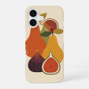 Vintage Obst mit Birnen und Feigen iPhone 16 Hülle