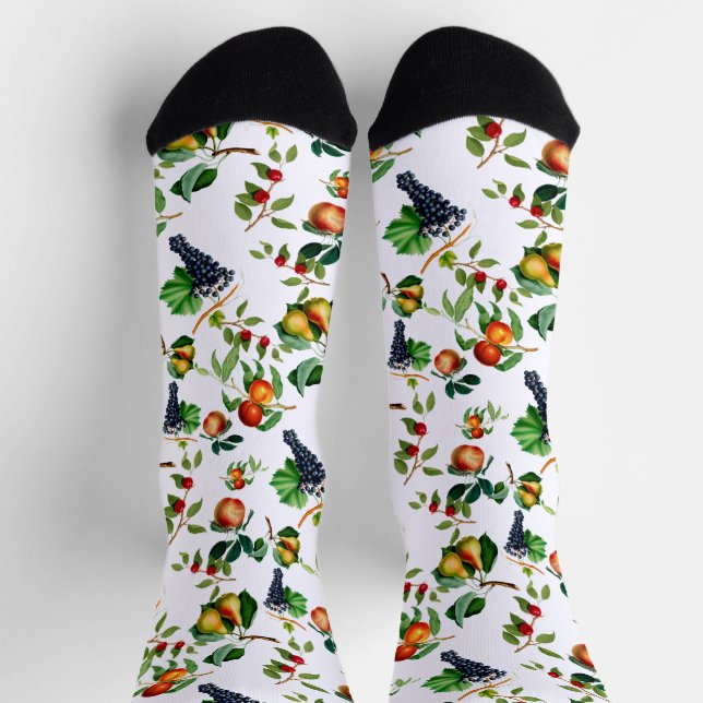 Vintage Obst Socken (Oben)