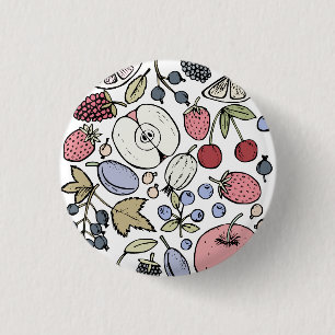 Vintage Obstthema, vintage Button