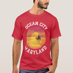 Vintage Ocean City Maryland Retro 70er 80er Freund T-Shirt