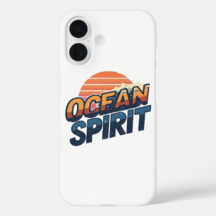 Vintage "Ocean Spirit" Strand-Vibe iPhone 16 Hülle