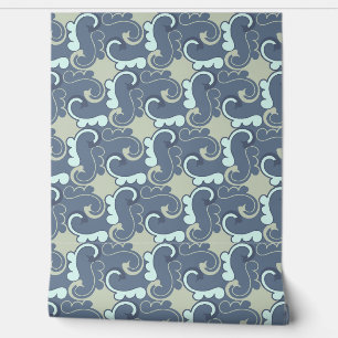 Vintage Ocean Wave Tapete