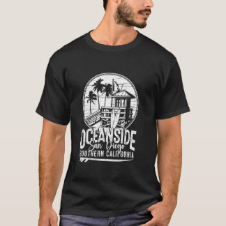 Vintage Oceanside San Diego Süd-Kalifornien Su T-Shirt