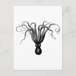 VINTAGE OCTOPUS-POSTCARD POSTKARTE