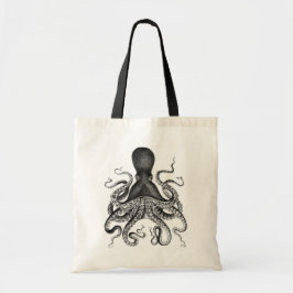Vintage Octopus Tote Bag Tragetasche