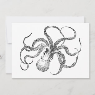 Vintage Octopus-Vorlage