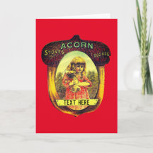 Vintage Ofenwerbung für den Ofen niedlich rustikal