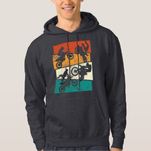 vintage Off Road Enduro Motocross Motorrad Hoodie
