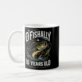 Vintage Ofishally 10 Jahre alte Fischerei 10. Kaffeetasse