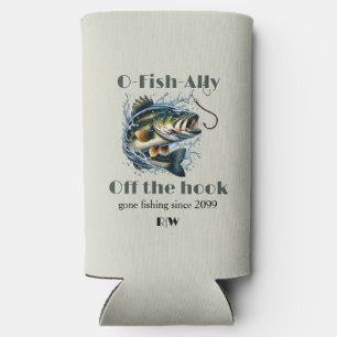 Vintage OFishAlly Im Ruhestand Großer Fisch Vom Ha Selters Dosenkühler