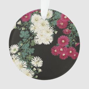 Vintage Ohara Koson Chrysanthemen Kunst Ornament