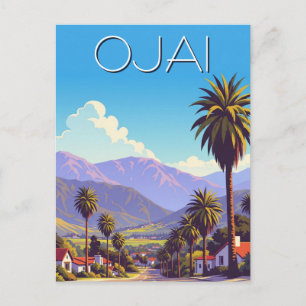 Vintage Ojai Kalifornien Postkarte