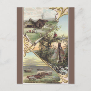 Vintage Oklahoma Postkarte