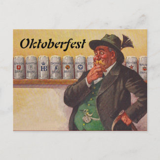 Vintage Oktoberfest Octoberfest-Auswahl Postkarten