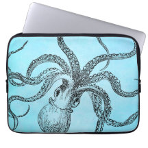 Vintage-Oktopus aus dem 19. Jahrhundert auf Tealbl