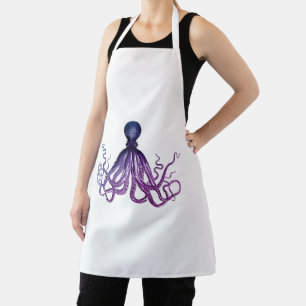 Vintage-Oktopus-Meeresleben Schürze