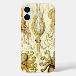 Vintage-Oktopus-Tintenfisch Gamochonia von Ernst H iPhone 16 Plus Hülle