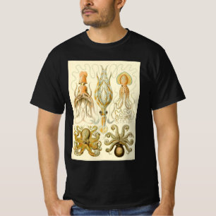 Vintage-Oktopus-Tintenfisch Gamochonia von Ernst H T-Shirt