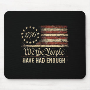 Vintage Old 1776 Vintage Flagge Das Volk Hat Hatte Mousepad