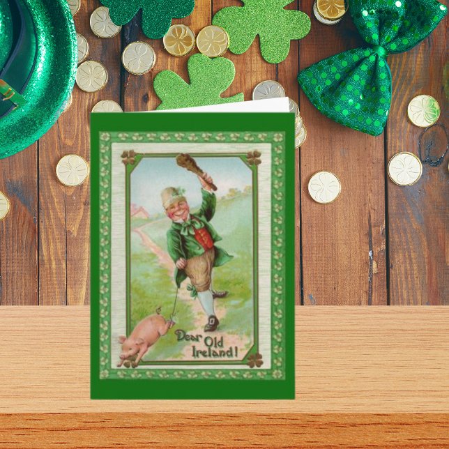 Vintage Old Dear Ireland Card Karte (Vintage Old Dear Ireland Card)