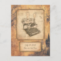 Vintage Old Fashion Kunst. Geschenk für Autor / Sc